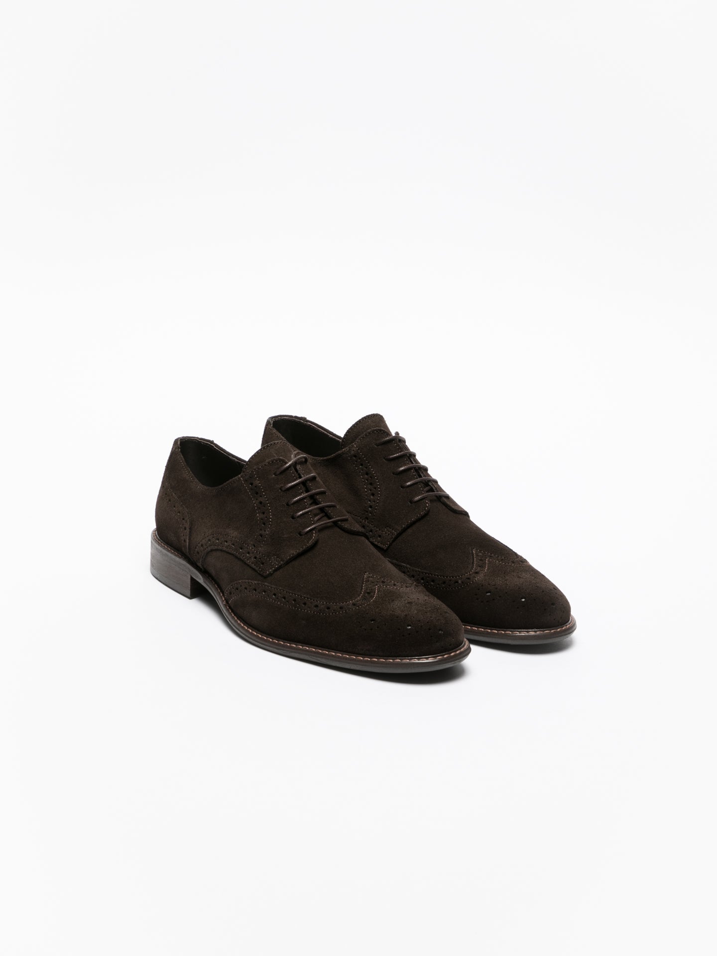 Foreva Brown Lace Fastening Shoes